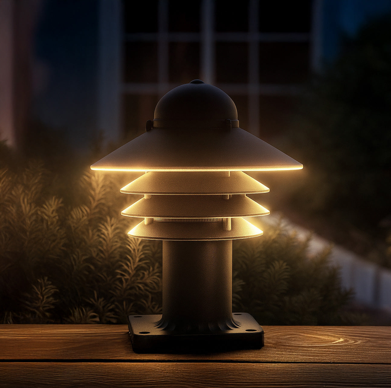 Weatherproof Coastal Lighting in Black & White