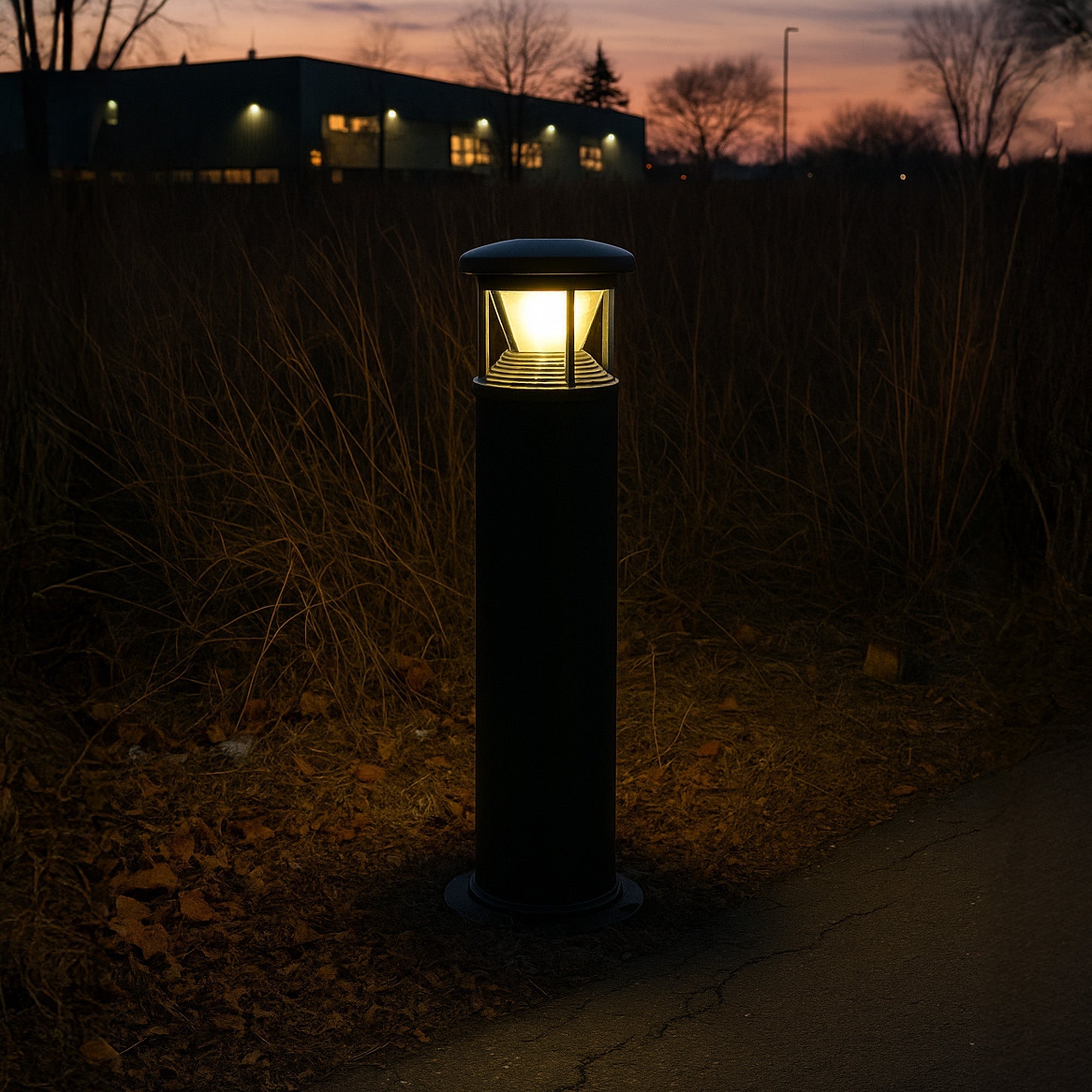 KastLite Solar LED Bollard Light – Outdoor Solar Pathway Lighting