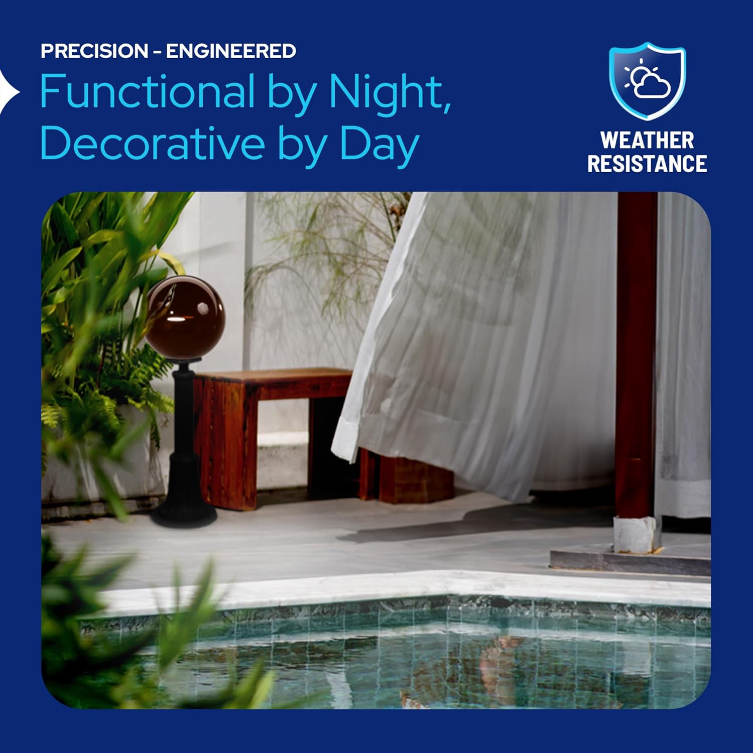 12" Custom Lamp Post Globe