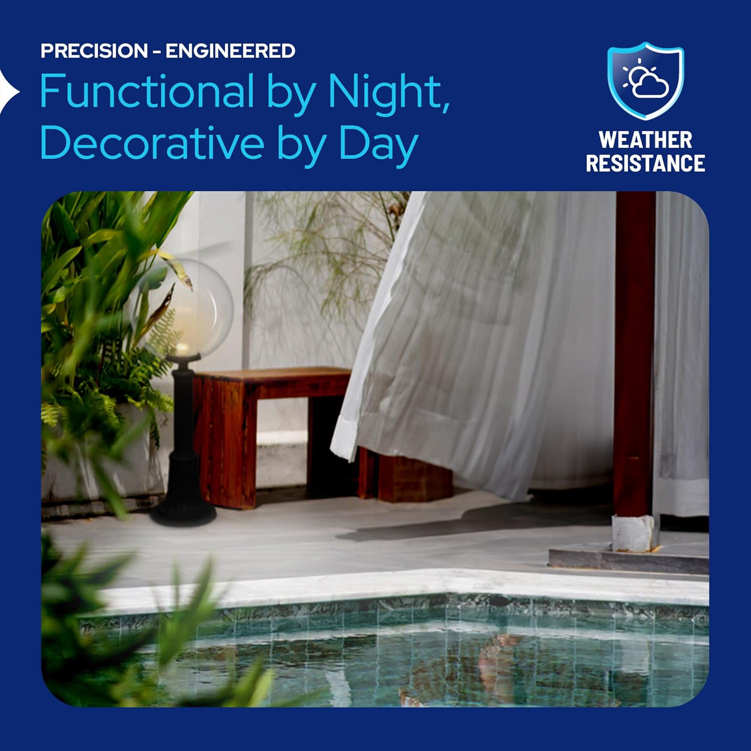 18" Custom Lamp Post Globe