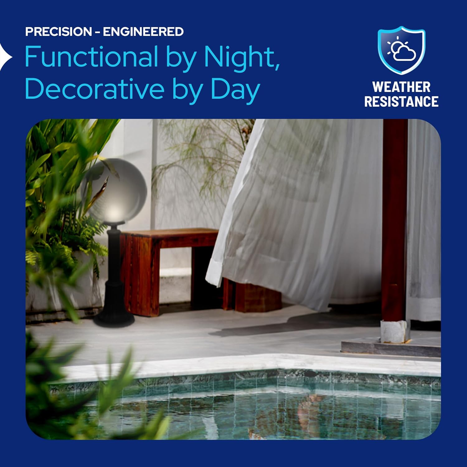 20" Custom Lamp Post Globe