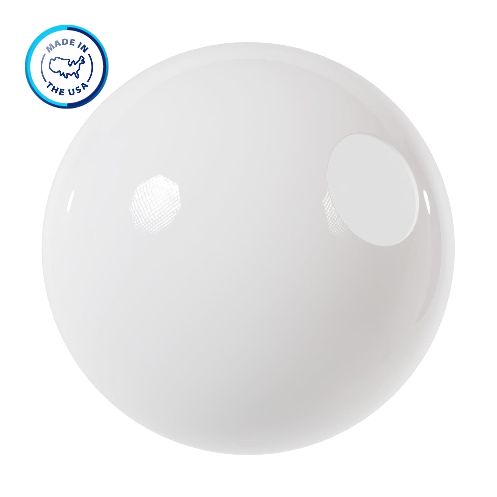 20" Globe with 5.25" Neckless Opening