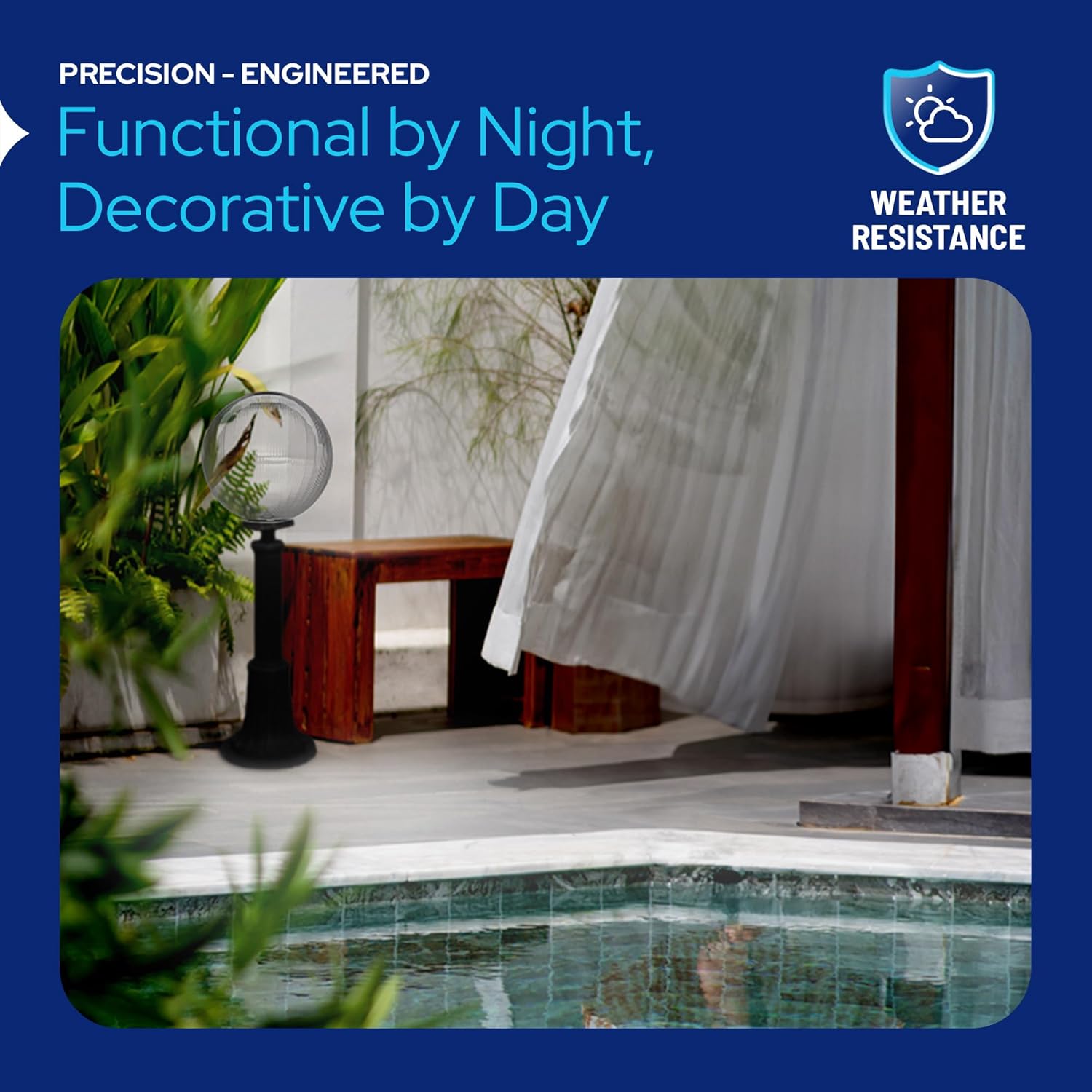 12" Custom Lamp Post Globe