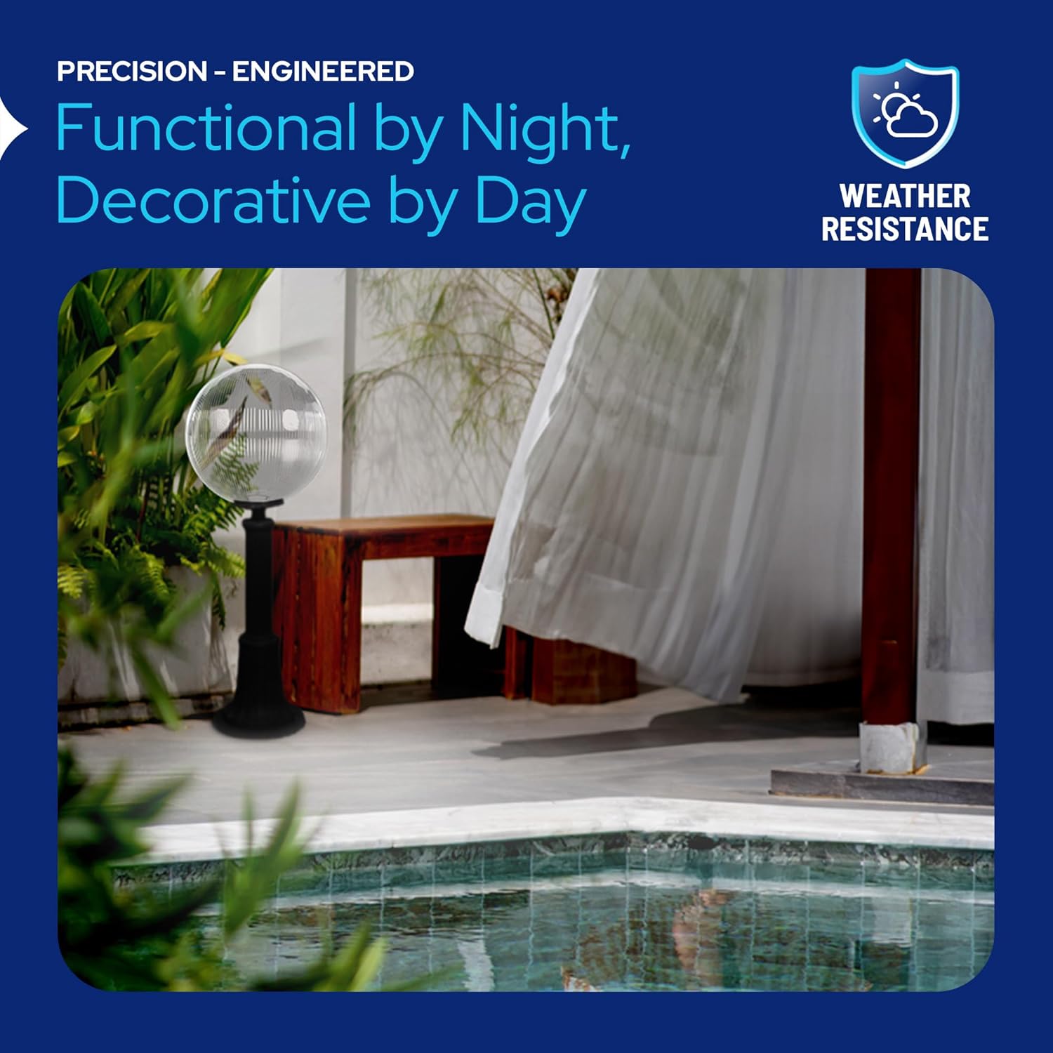 16" Custom Lamp Post Globe