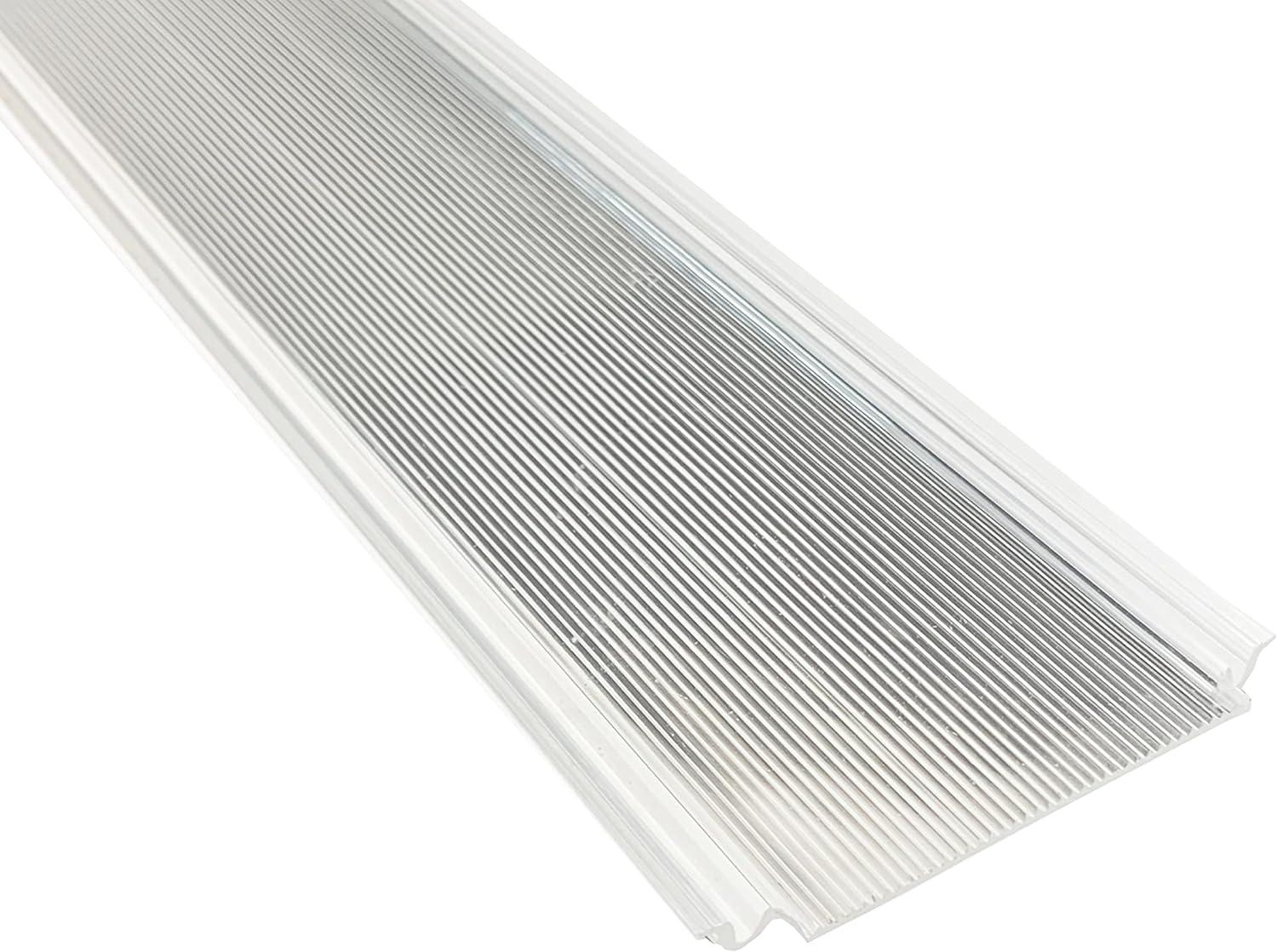 Fluorescent Linear Hospital Bed Light Replacement Lens