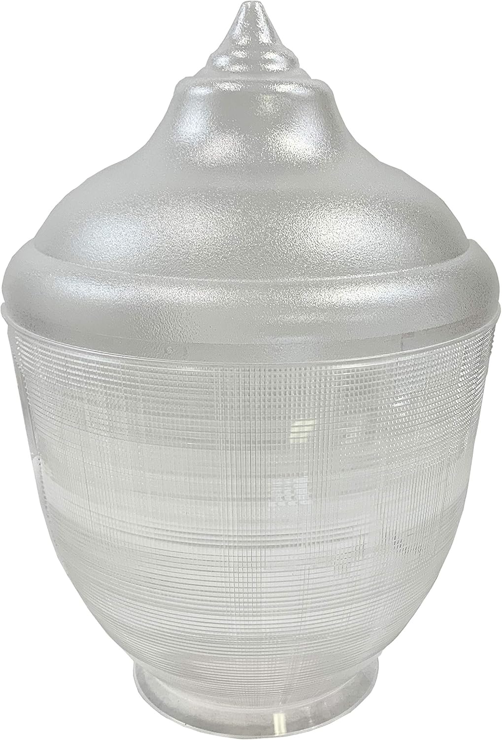 86280 Acrylic Clear Acorn with Fitter Neck