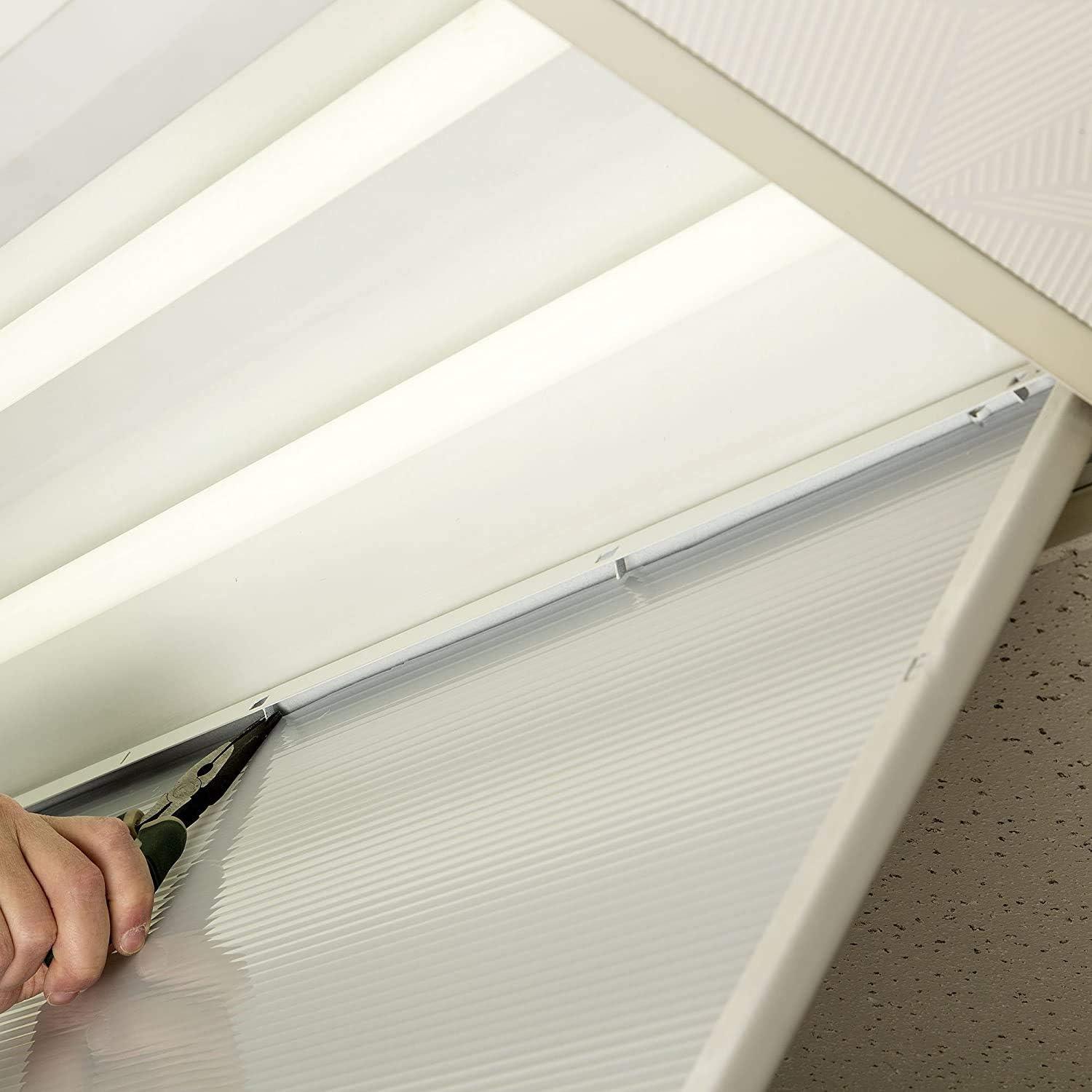 Thermoclear Fire Rated Elevator Light Lens installed in ceiling fixture