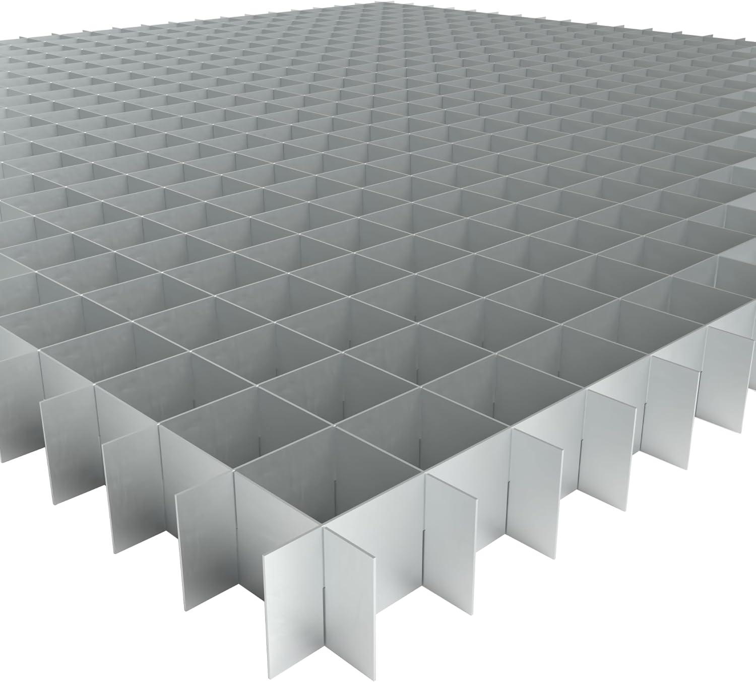 Aluminum Mill Finish Egg Crate 1/2" x 1/2" x 1/2"