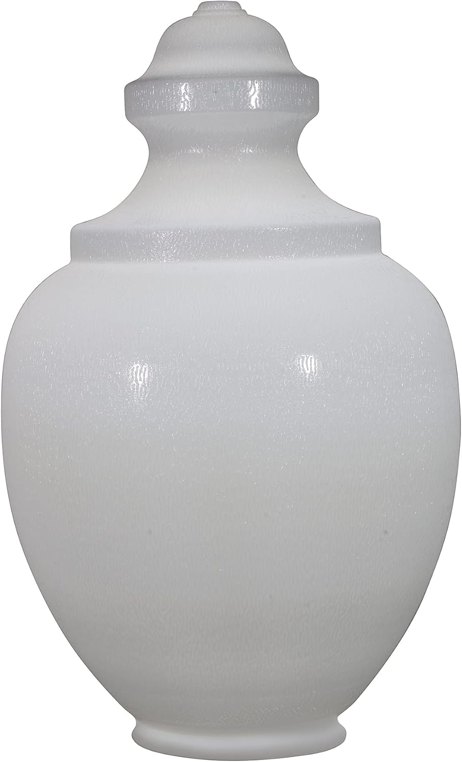 FP118-9PCW Polycarbonate White Acorn with Fitter Neck