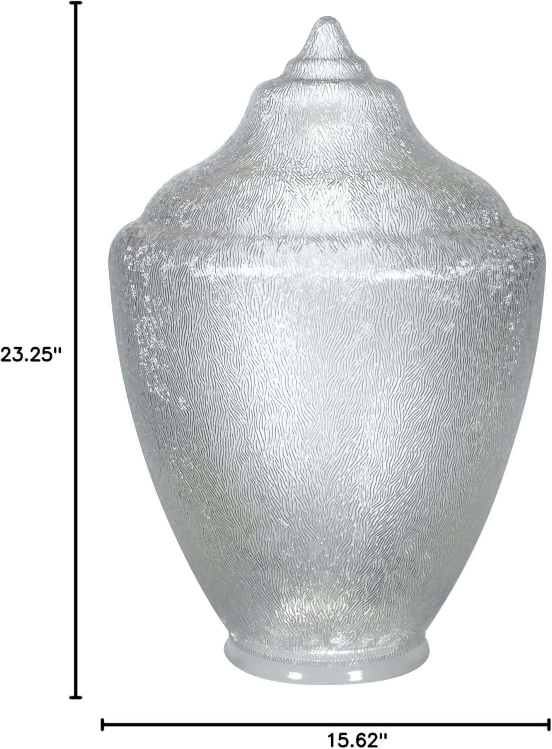 FP199-8PCC Polycarbonate Clear Acorn with Fitter Neck