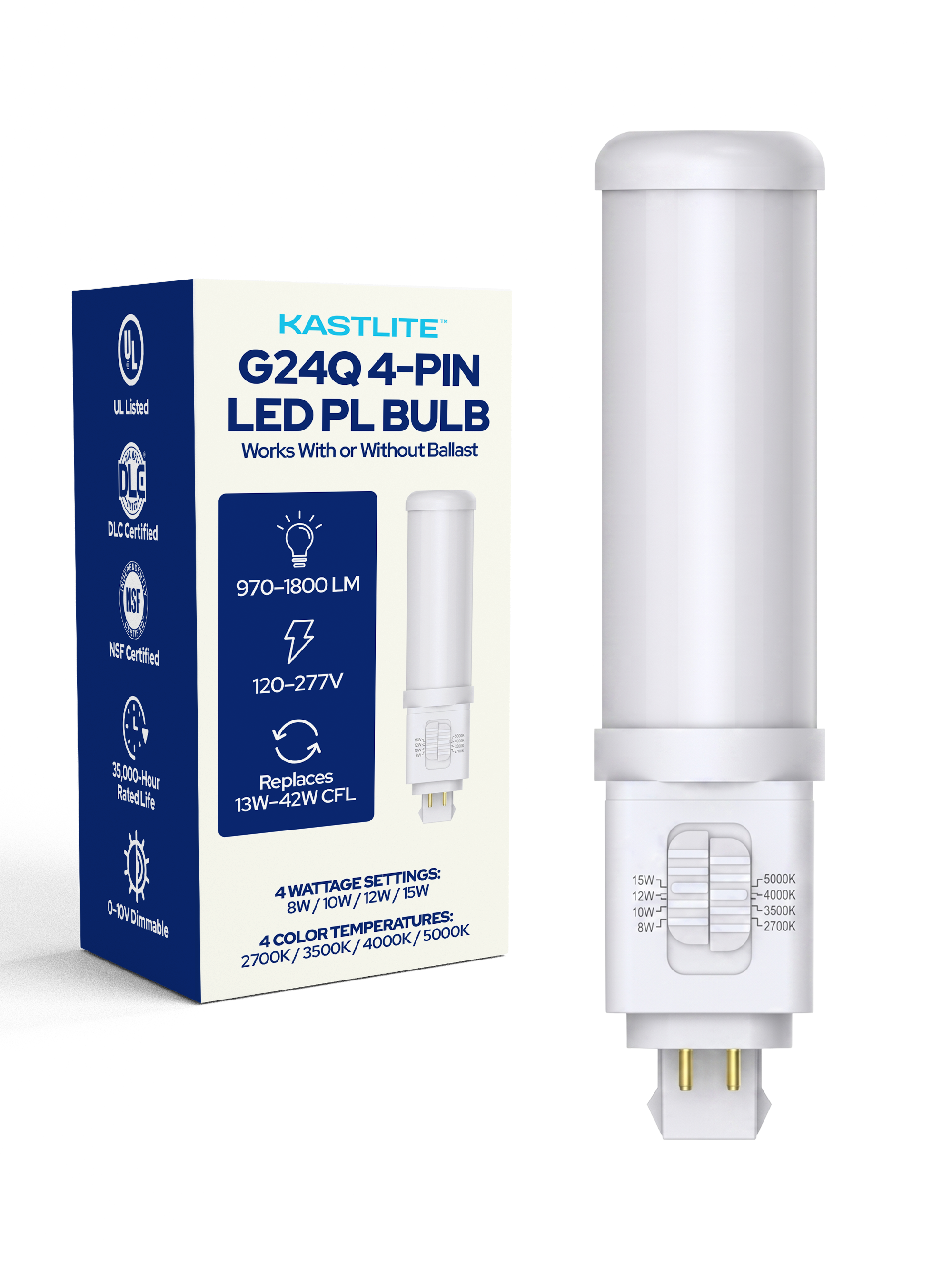 G24Q LED Bulb 4 Pin