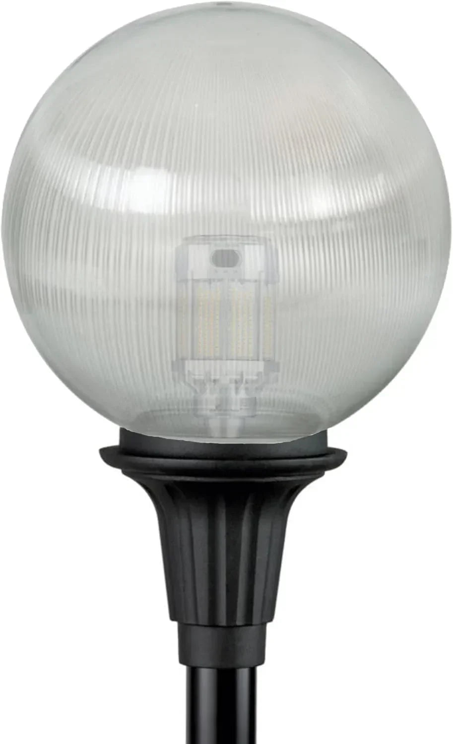 16" Premium Lamp Post Globe Combo Lighting Fixture