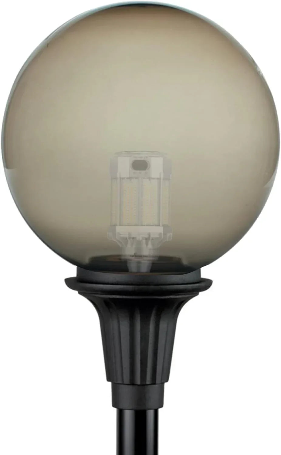 18" Premium Lamp Post Globe Combo Lighting Fixture