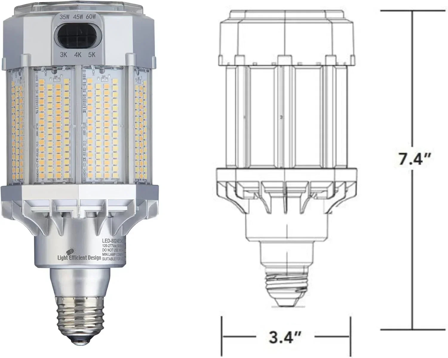 20" Premium Lamp Post Globe Combo Lighting Fixture