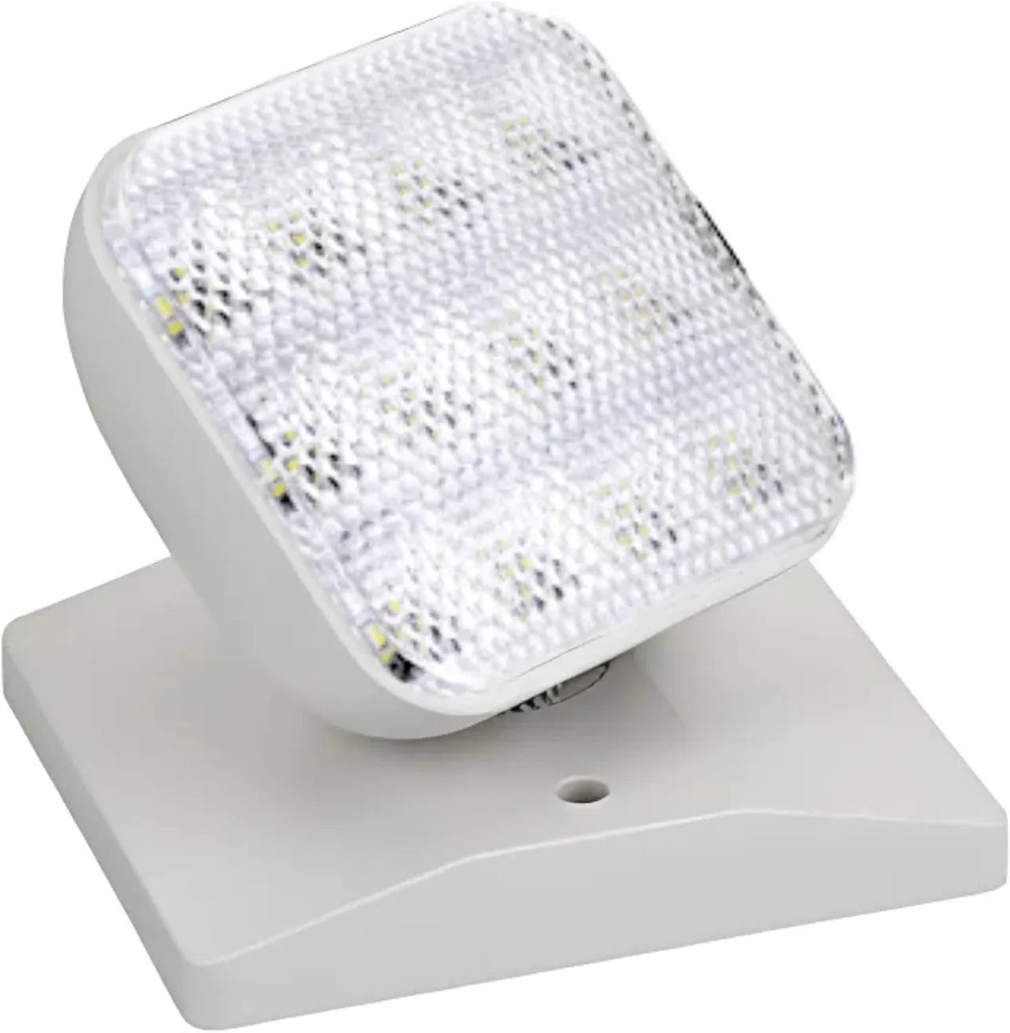 1.2-Watt Adjustable Indoor Single Head Integrated LED White Emergency Remote Head