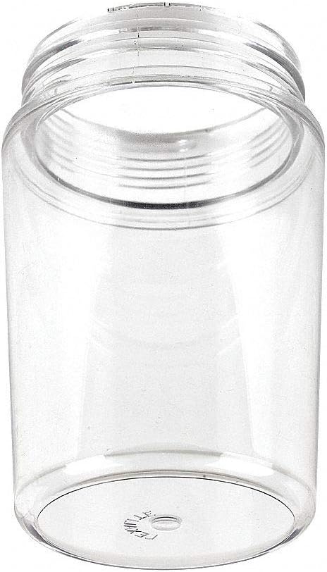 Acrylic Clear Jelly Jar with Threaded Neck