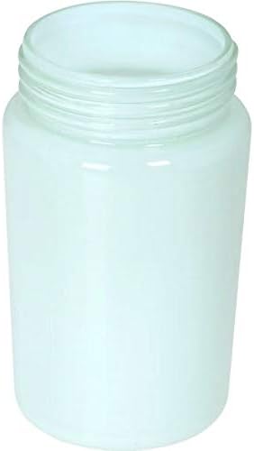 Acrylic White Jelly Jar with Threaded Neck
