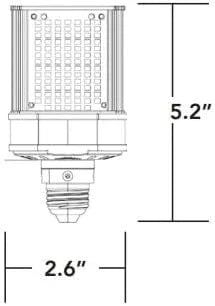 LED-8086E30-G4 20W Shoe Box/Wall Pack LED HID Retrofit
