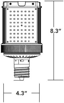 LED-8089M30D-G5 80W Shoe Box/Wall Pack HID Retrofit Area Light