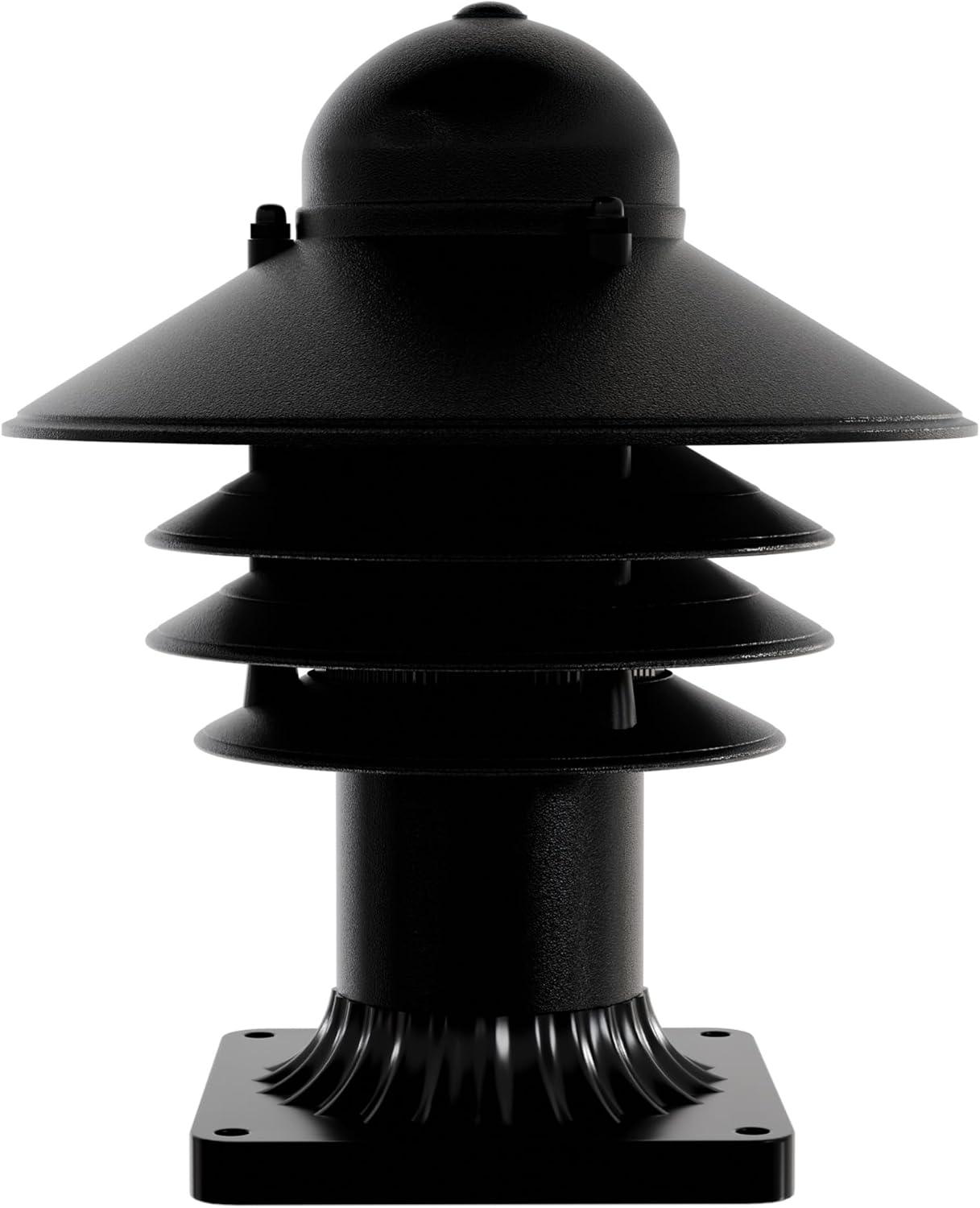 Nautical Post Walkway Lamp with Pier Mounting Base