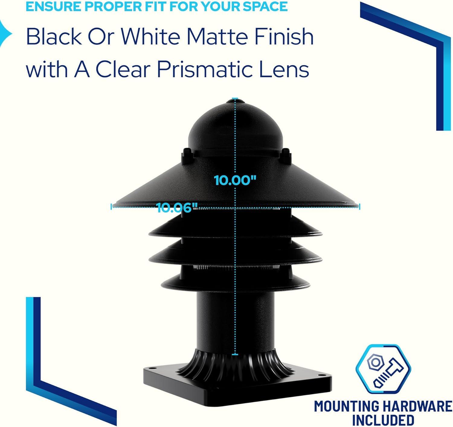 Nautical Post Walkway Lamp with Pier Mounting Base