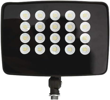 Commercial Outdoor Photocell LED Flood & Spot Light with Knuckle