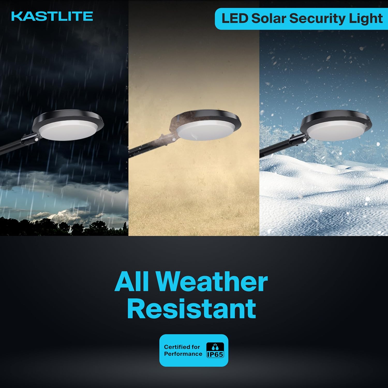 Solar Powered Dusk to Dawn LED Parking Lot Light with Motion Sensor