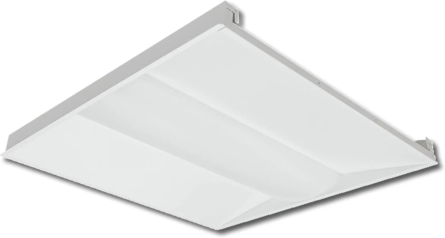 2 x 2 Ft Dimmable 3-Watt & 5-CCT Selectable White LED Center Basket Troffer