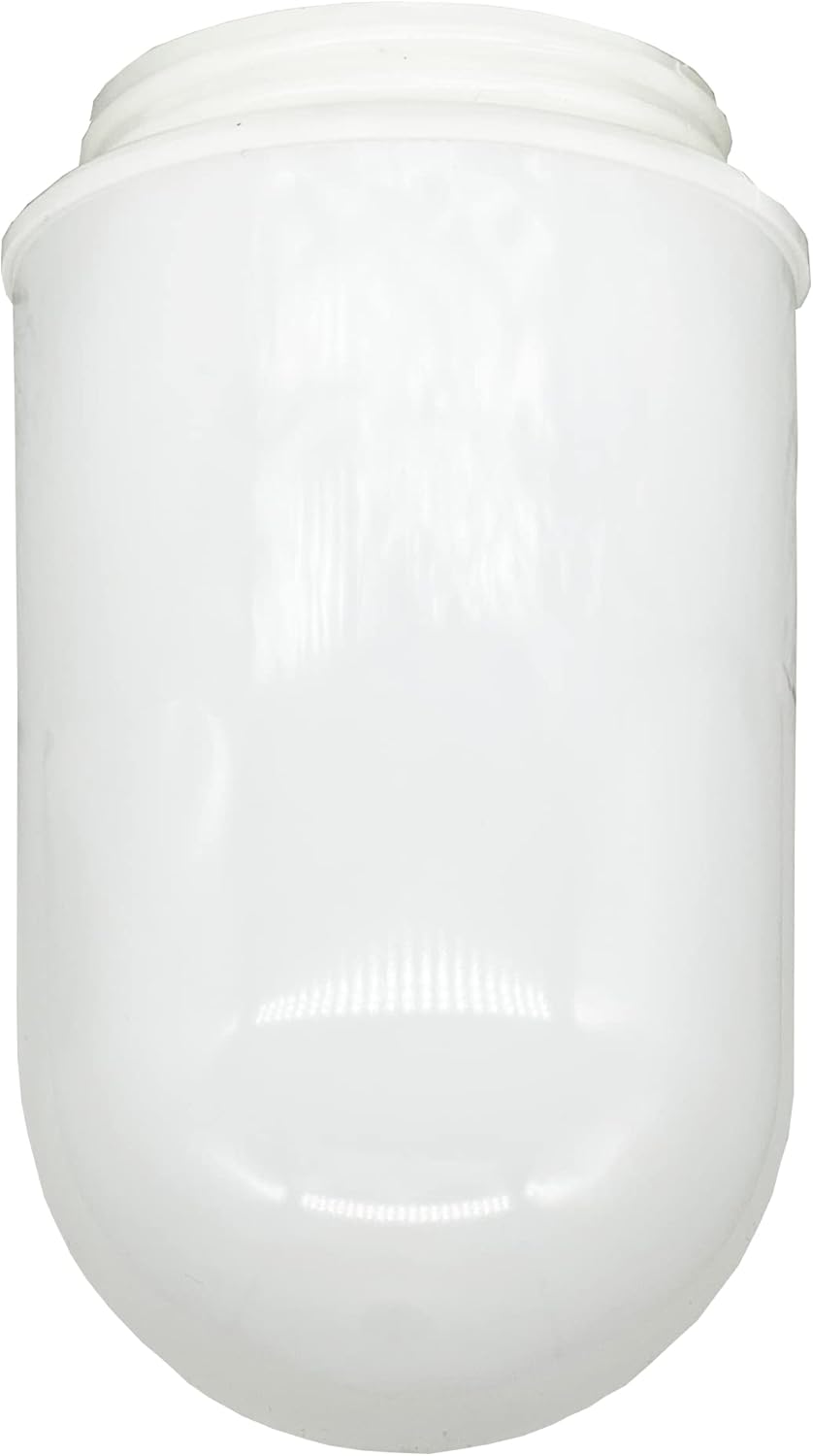 White Domed Jelly Jar with Threaded Neck