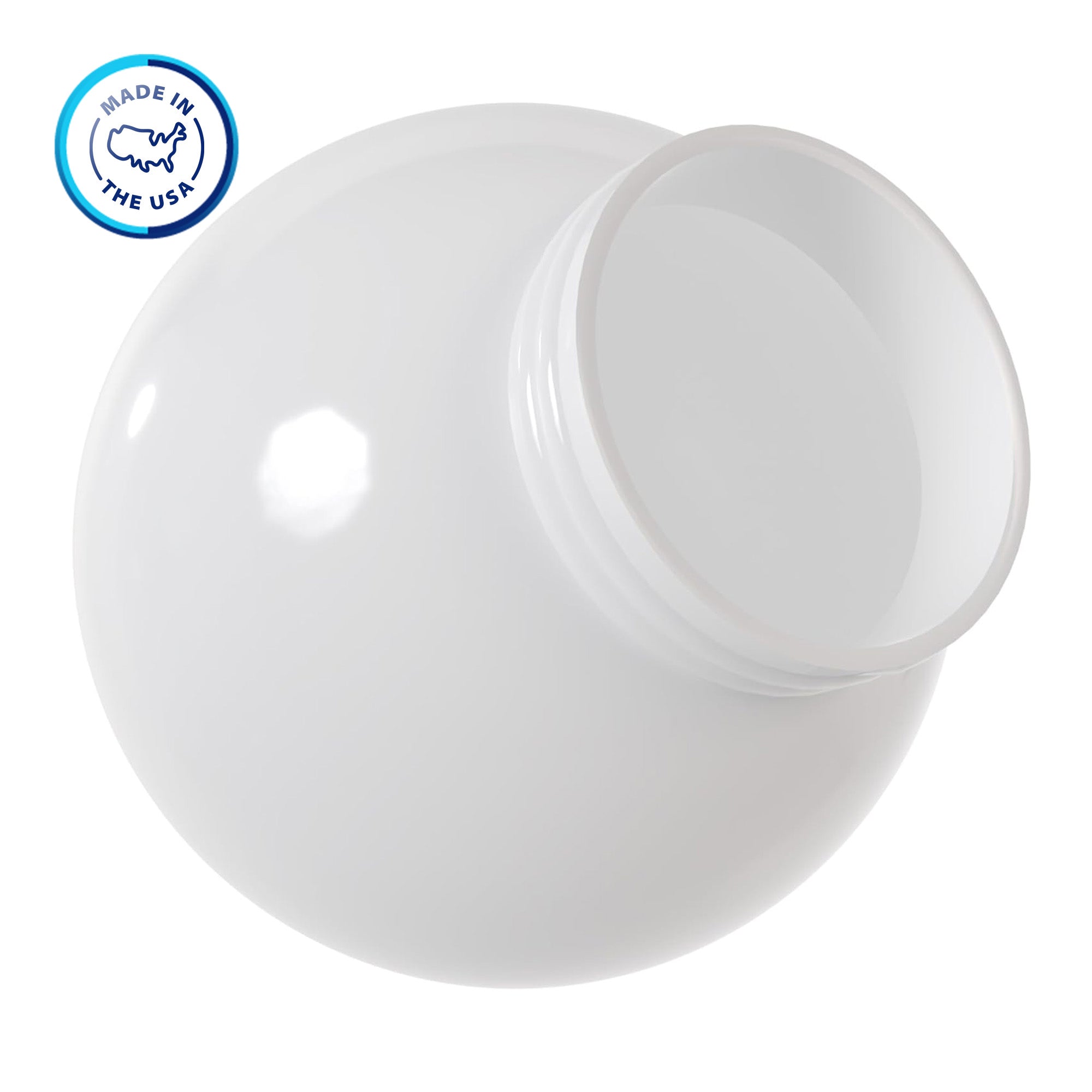 6" Globe with 3.14" Screw Neck
