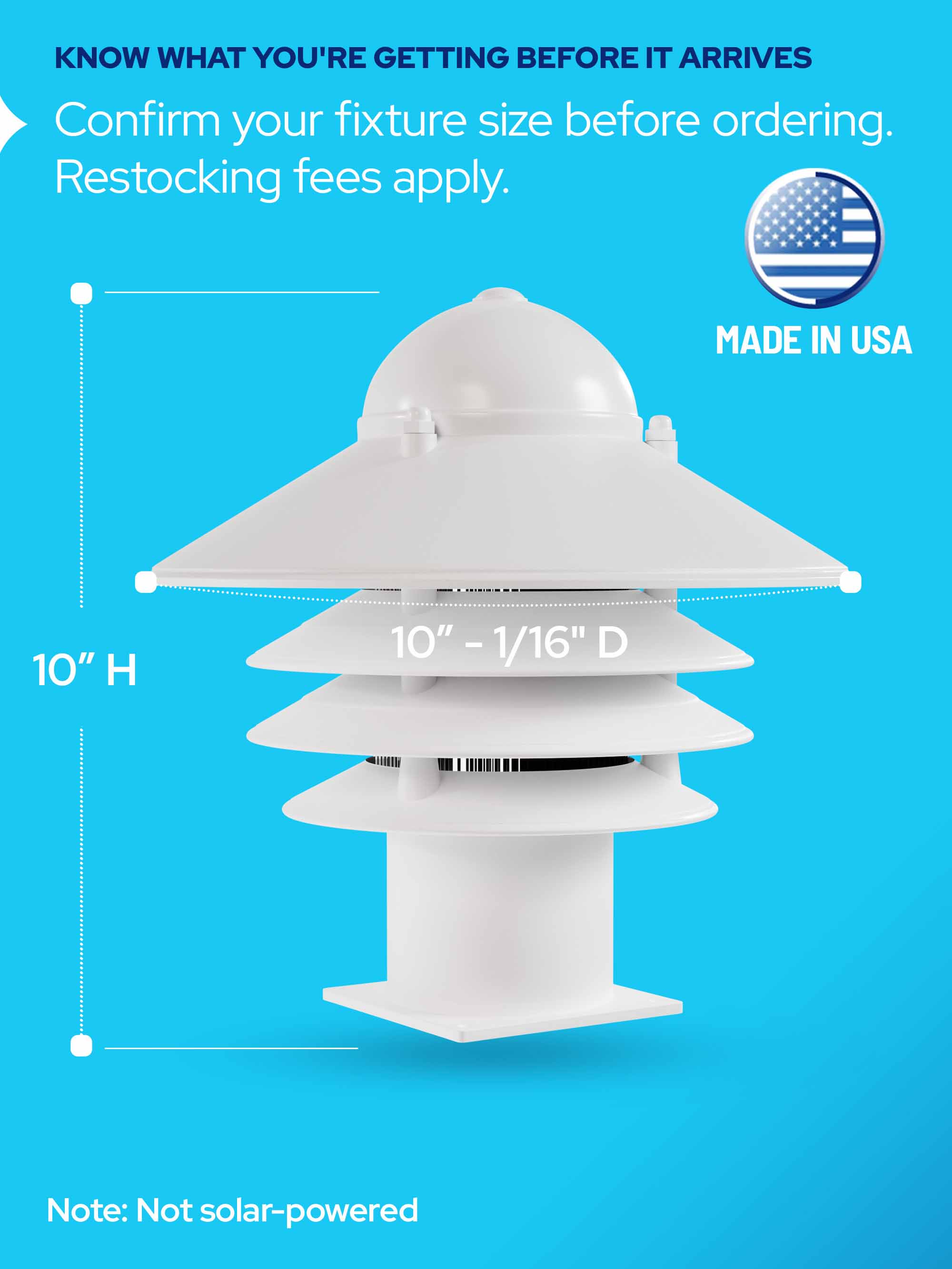 Nautical Post Walkway Lamp with Basic Pier Mounting Base