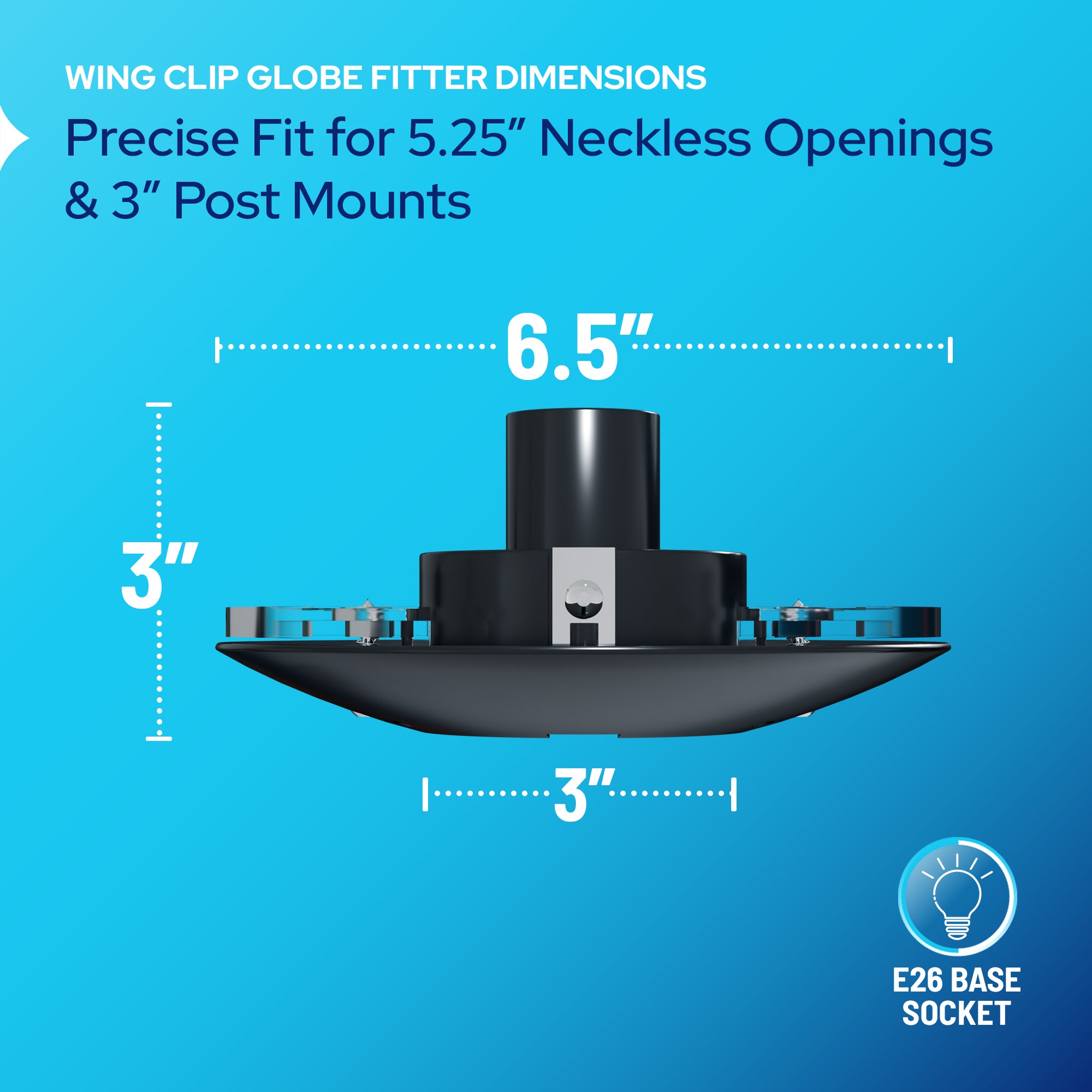 Wing Clip Fitter size and fit detail