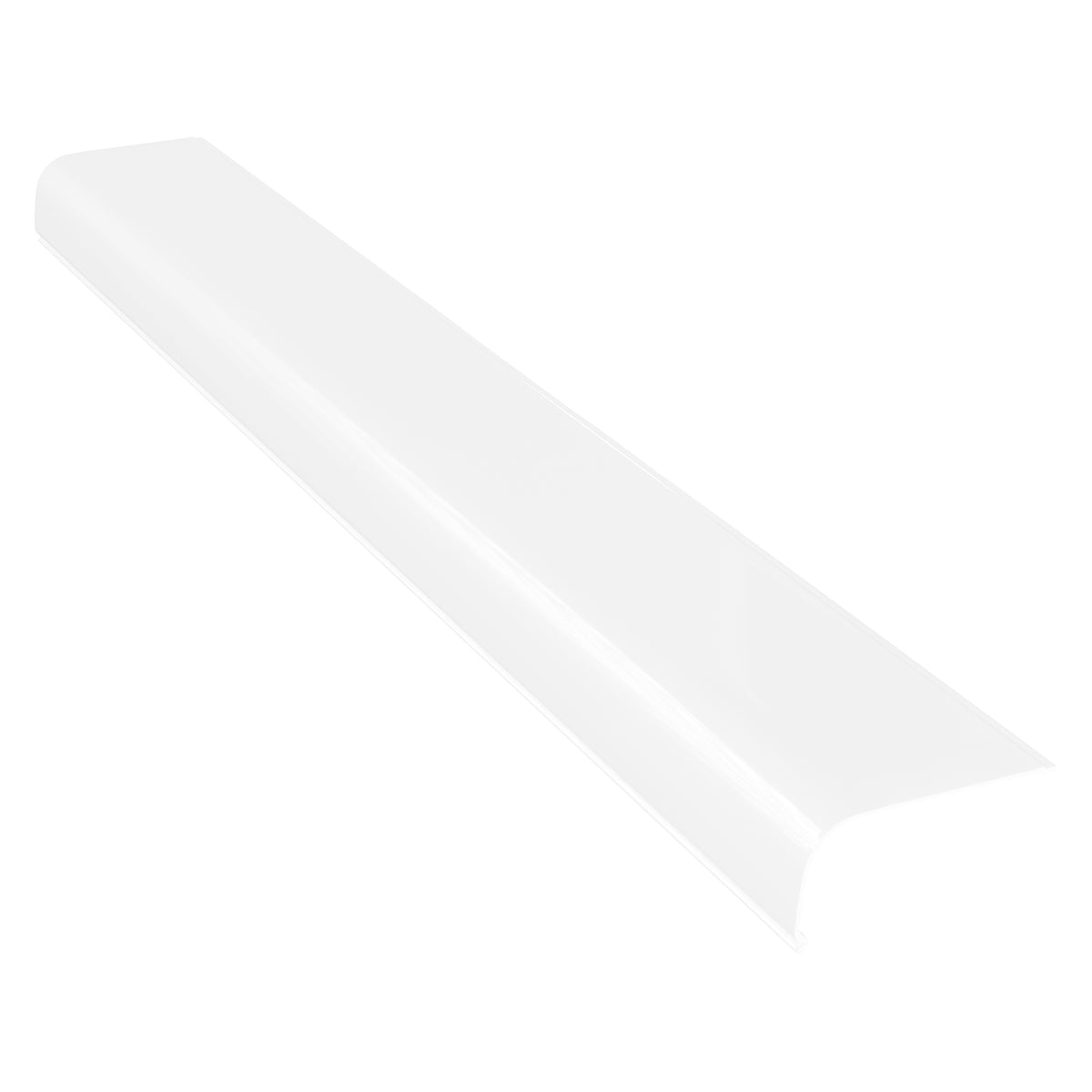 Curved Under Cabinet Light Cover Replacement installed in ceiling fixture