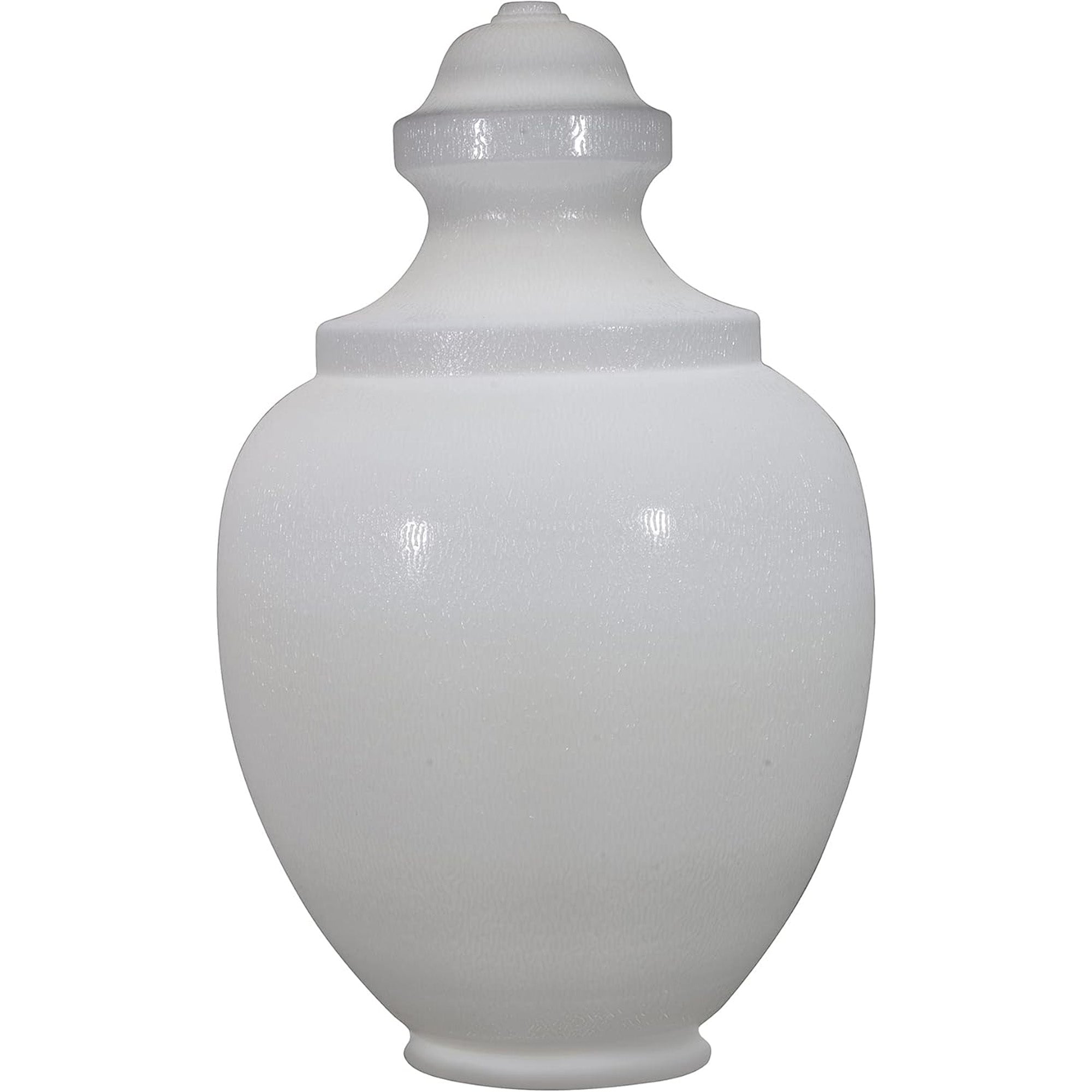 FP118-8PCW Polycarbonate White Acorn with Fitter Neck