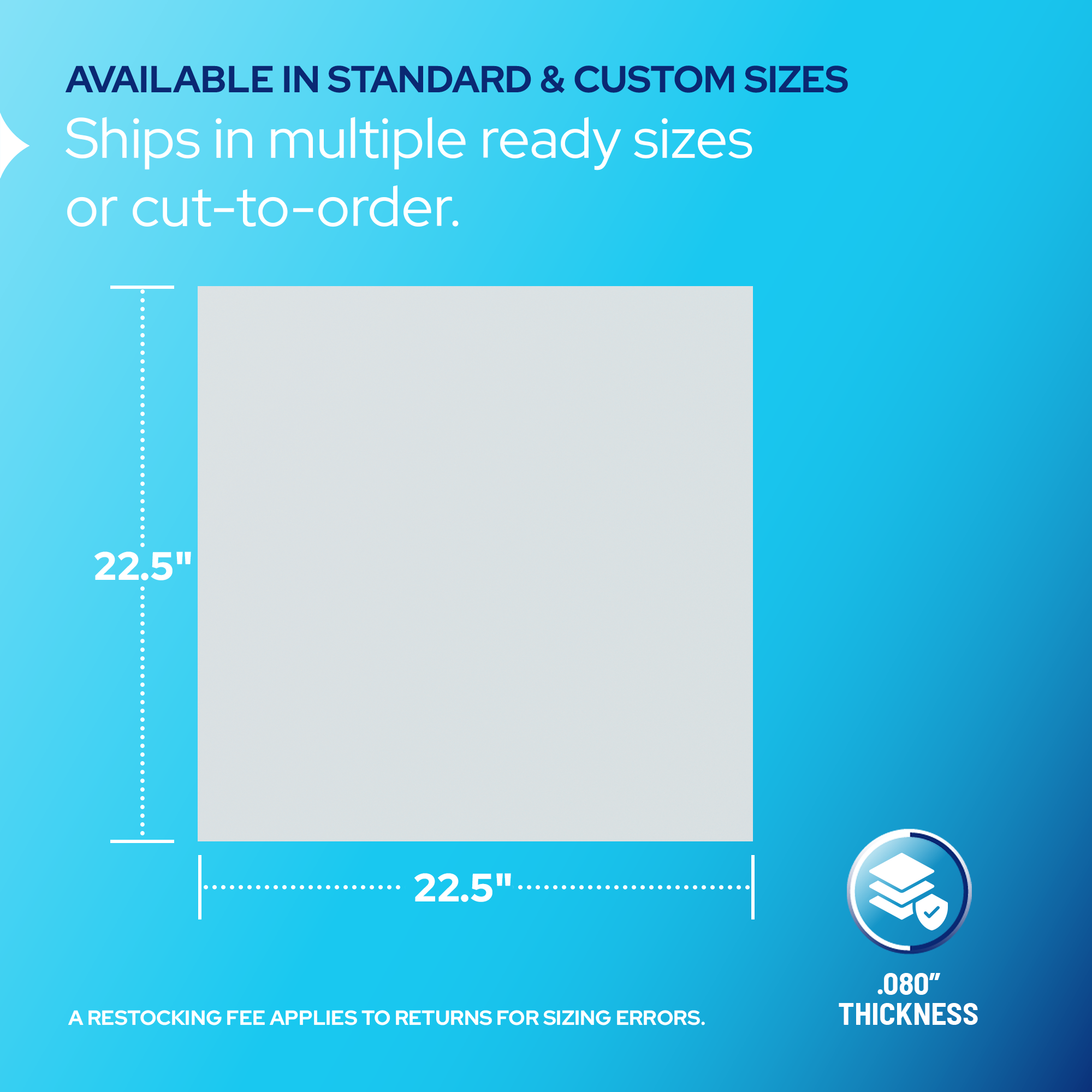 Frost LED Acrylic Lighting Panel