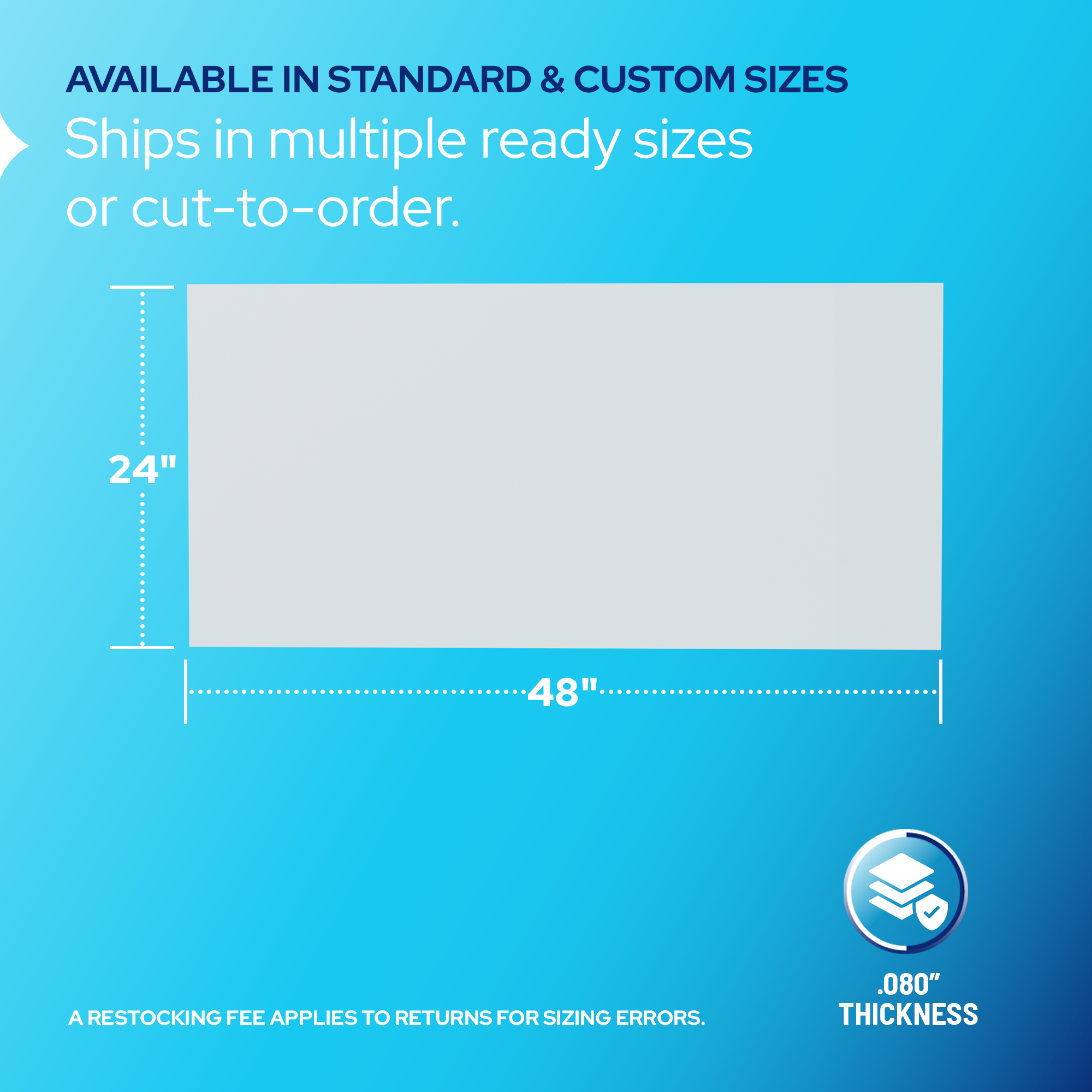 Frost LED Acrylic Lighting Panel