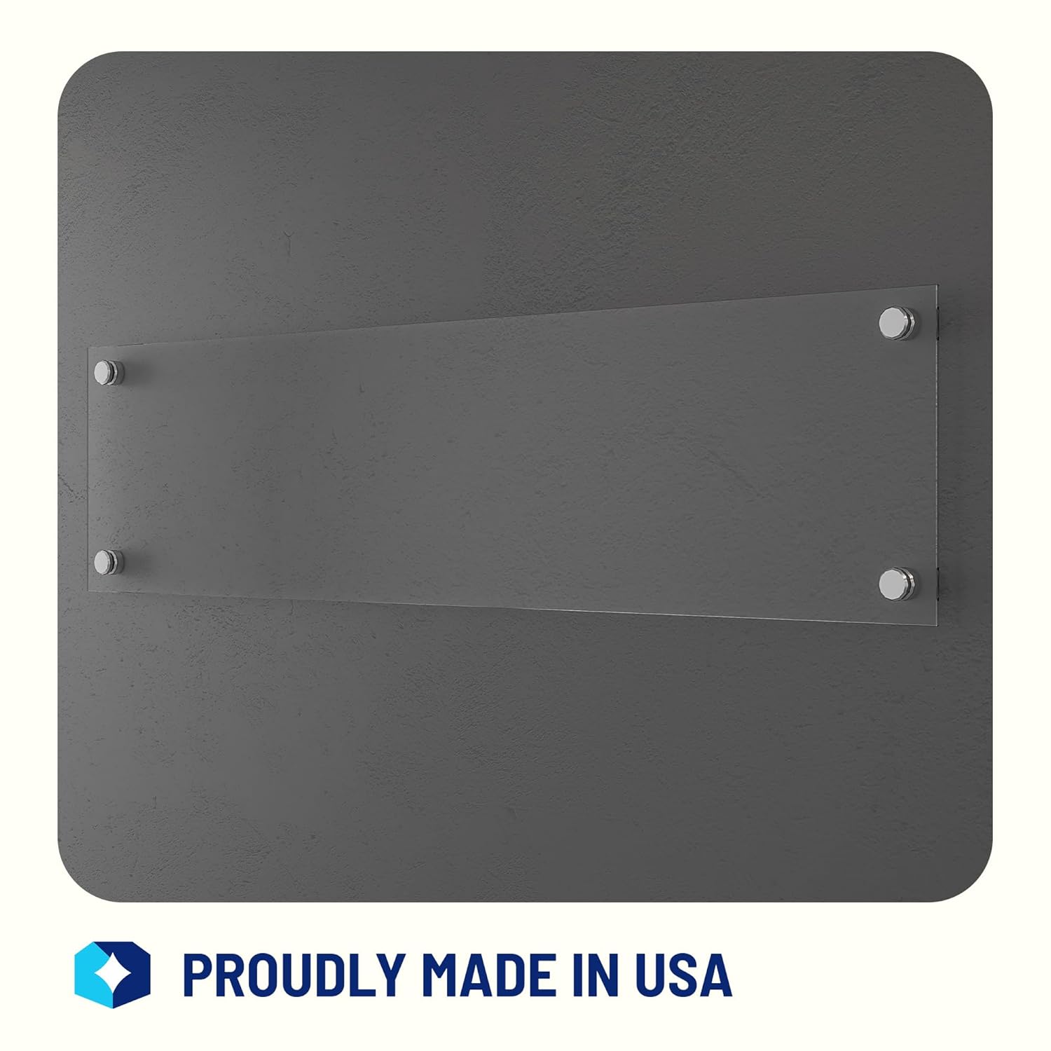 1/4" Thick Cut to Size Clear Acrylic Plexiglass Sheet | 1 Pack showing thickness and clarity