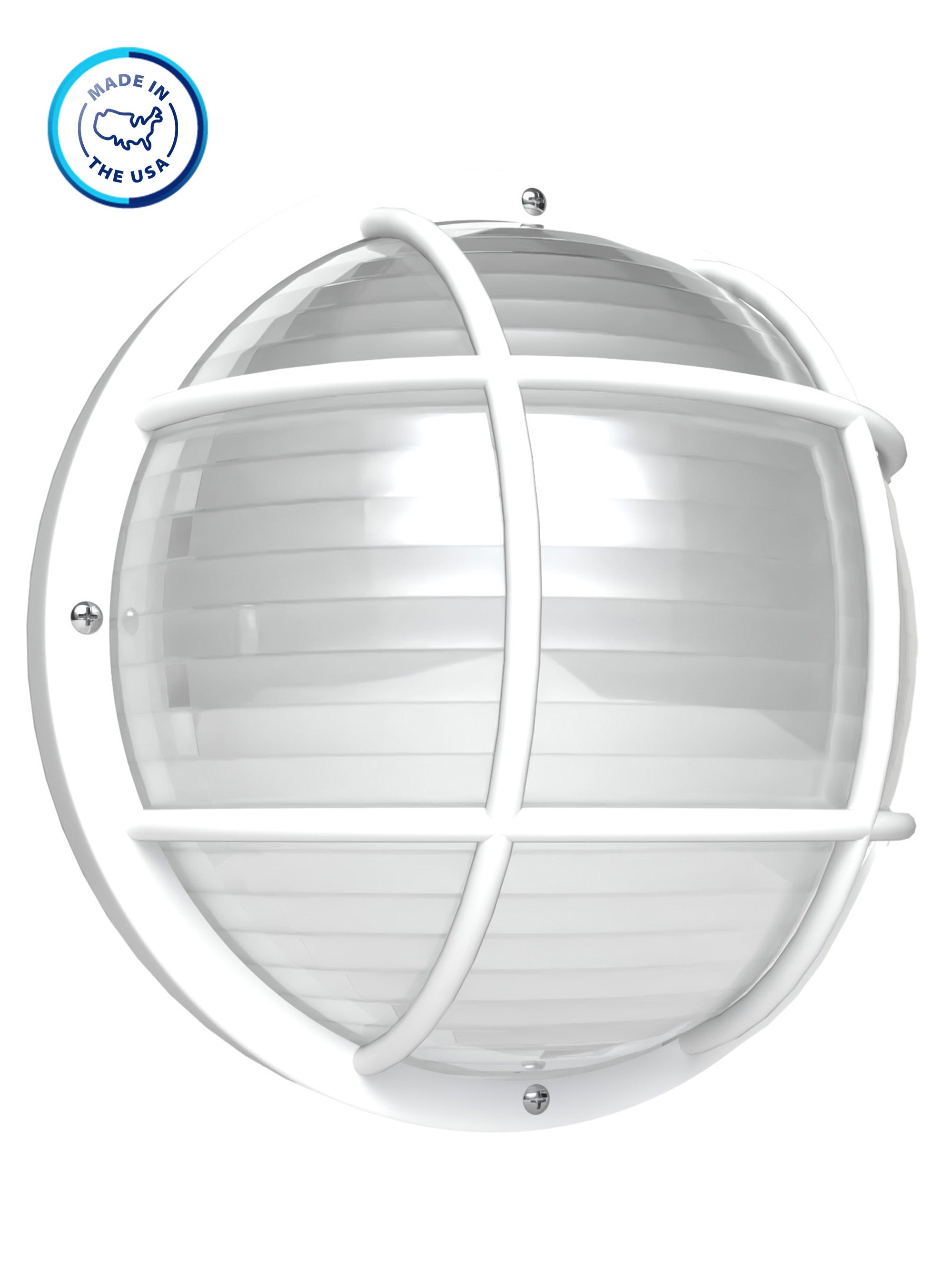 Round Nautical Outdoor LED Bulkhead Light Fixture