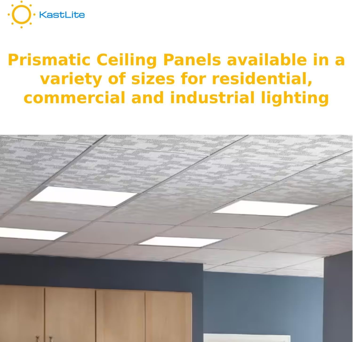 Clear Truss Shaped Prism Acrylic Flat Sheet Replacement Light Cover Panels | 4 Pack