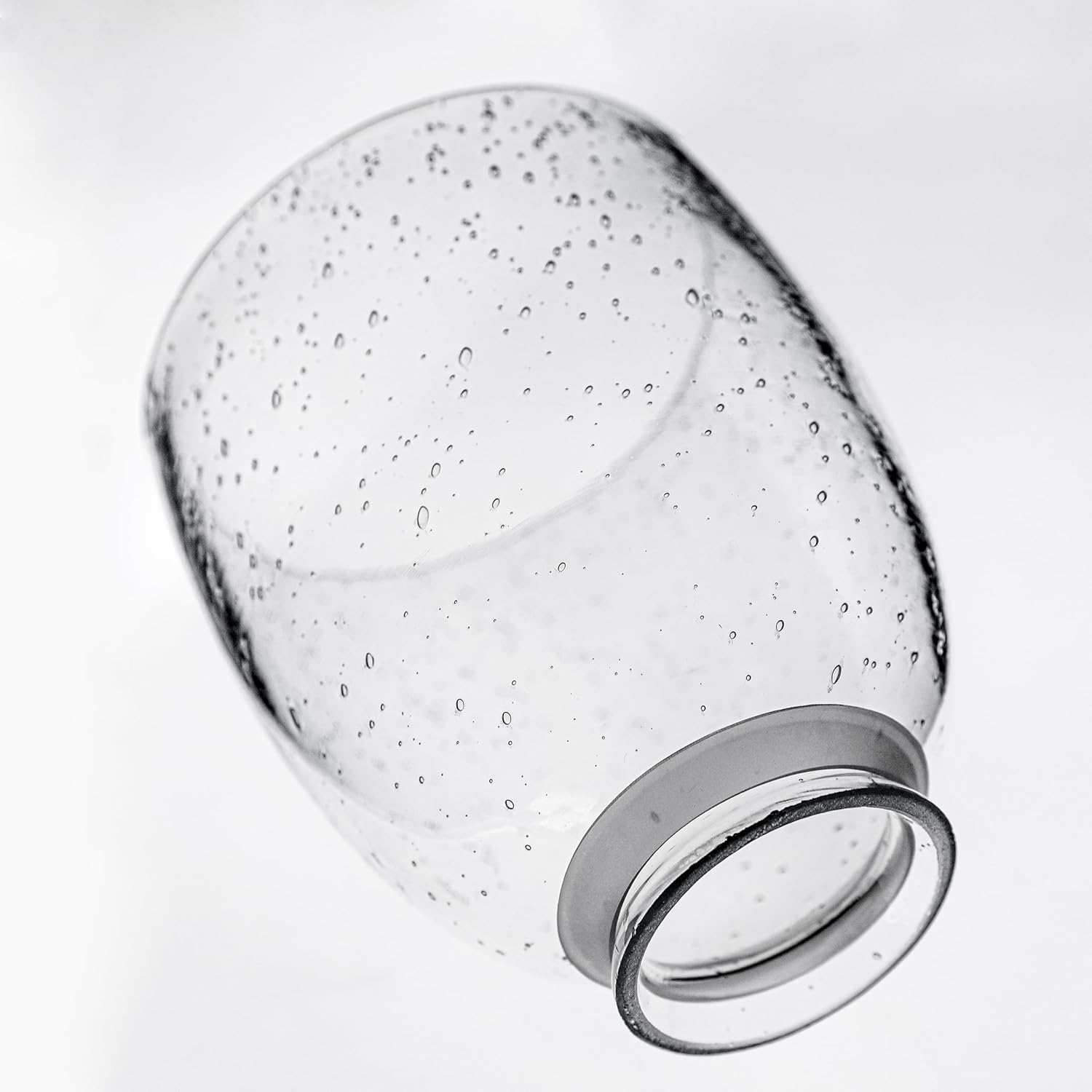 Clear Seeded Glass Shade Replacement