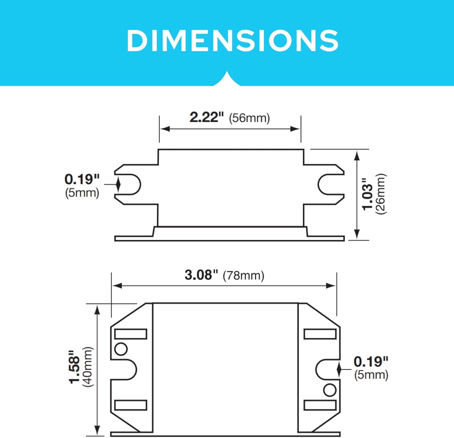 1-Lamp Rapid Start Electronic Ballast Replacement
