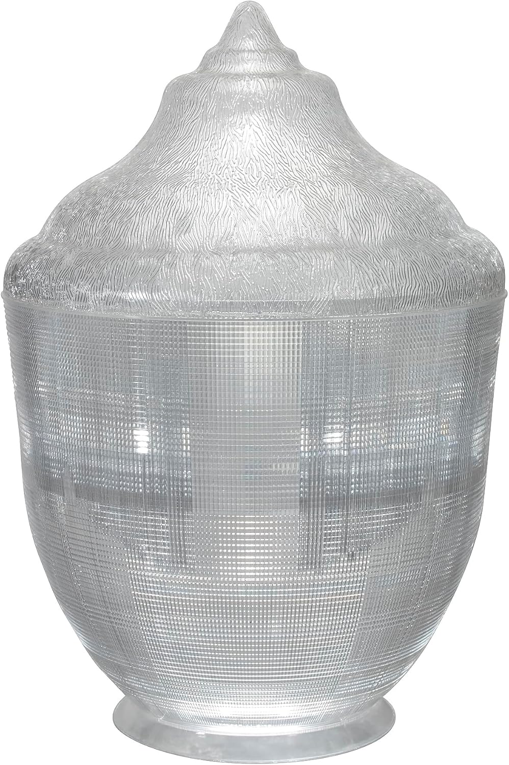 FP4599-2 Acrylic Clear Acorn with 9 1/8″ Fitter Neck and Type V Light Distribution