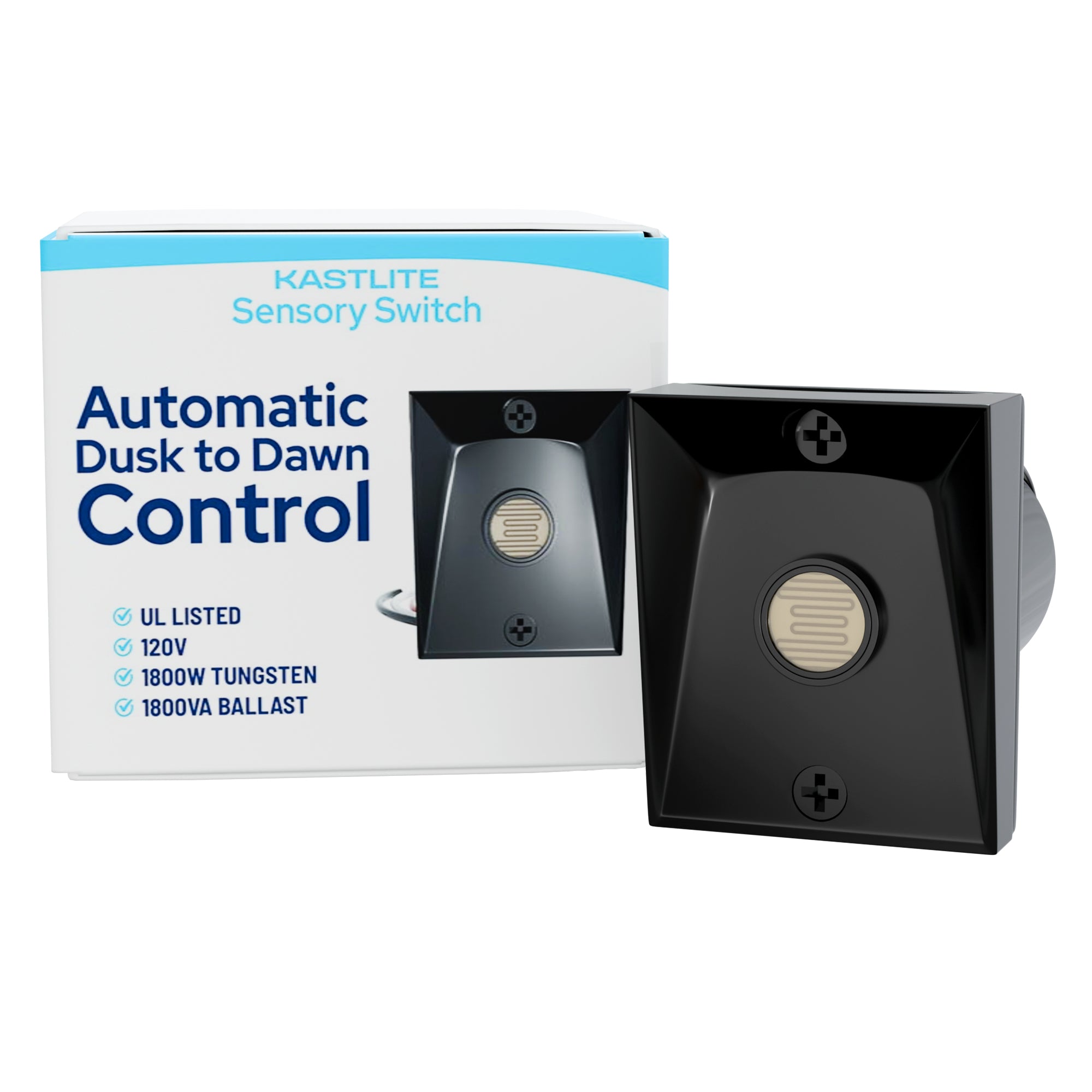 Dusk to Dawn Sensor, Automatic On/Off Photocell Switch