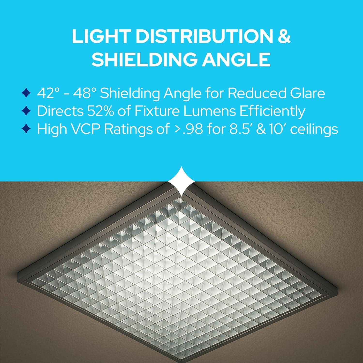 Parasquare 1 Louver: 5/8” × 5/8” × 7/16”