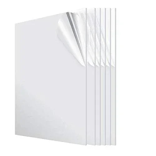 1/8" Thick Cut to Size Clear Acrylic Plexiglass Sheet
