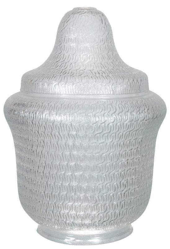 FP109-8PCC Polycarbonate Clear Acorn with Fitter Neck