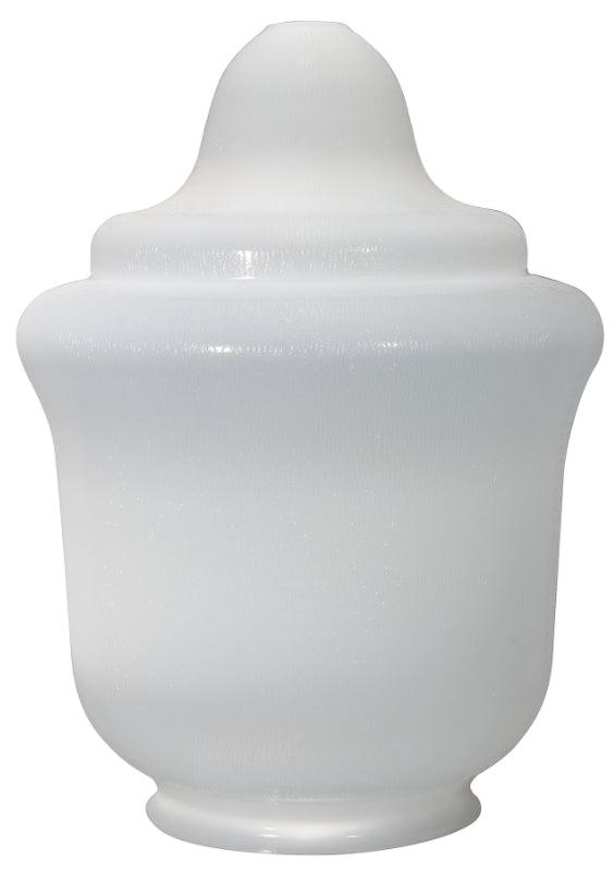 FP107-9PCW Polycarbonate White Acorn with Fitter Neck