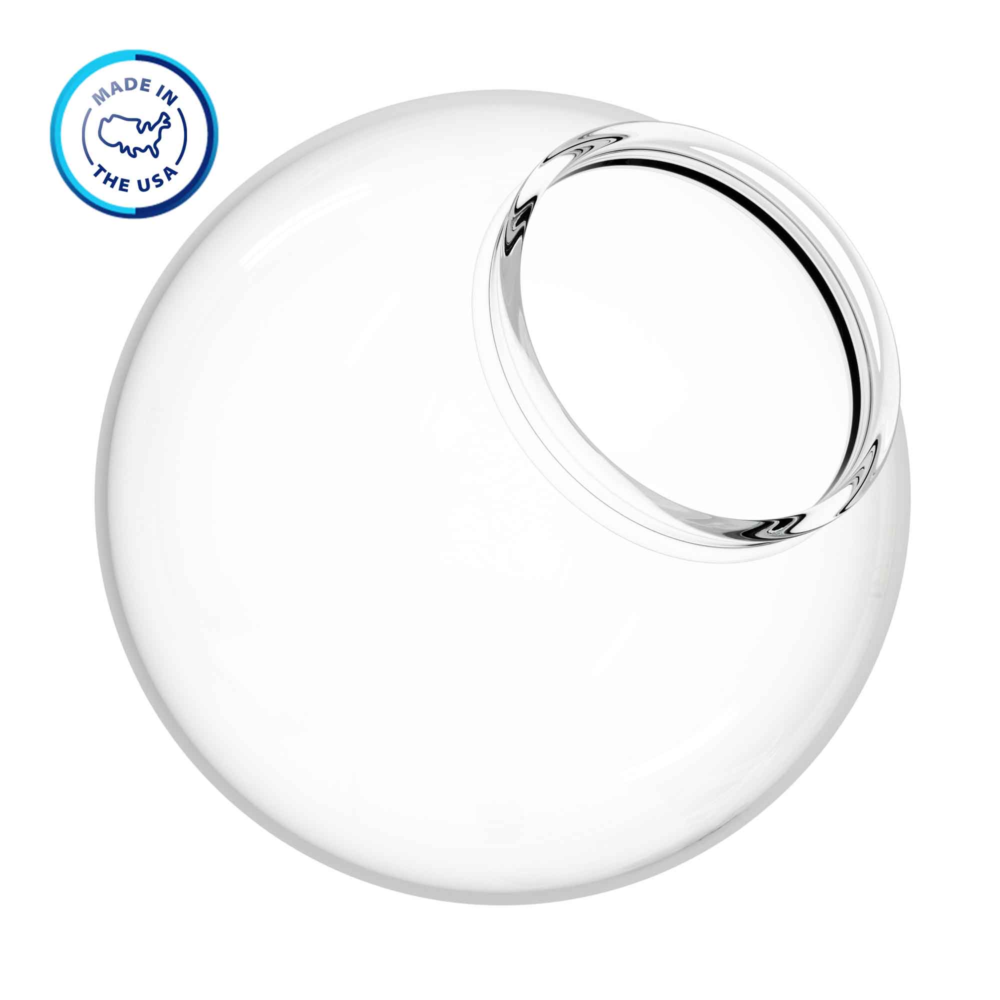 6" Globe with 3.14" Fitter Neck