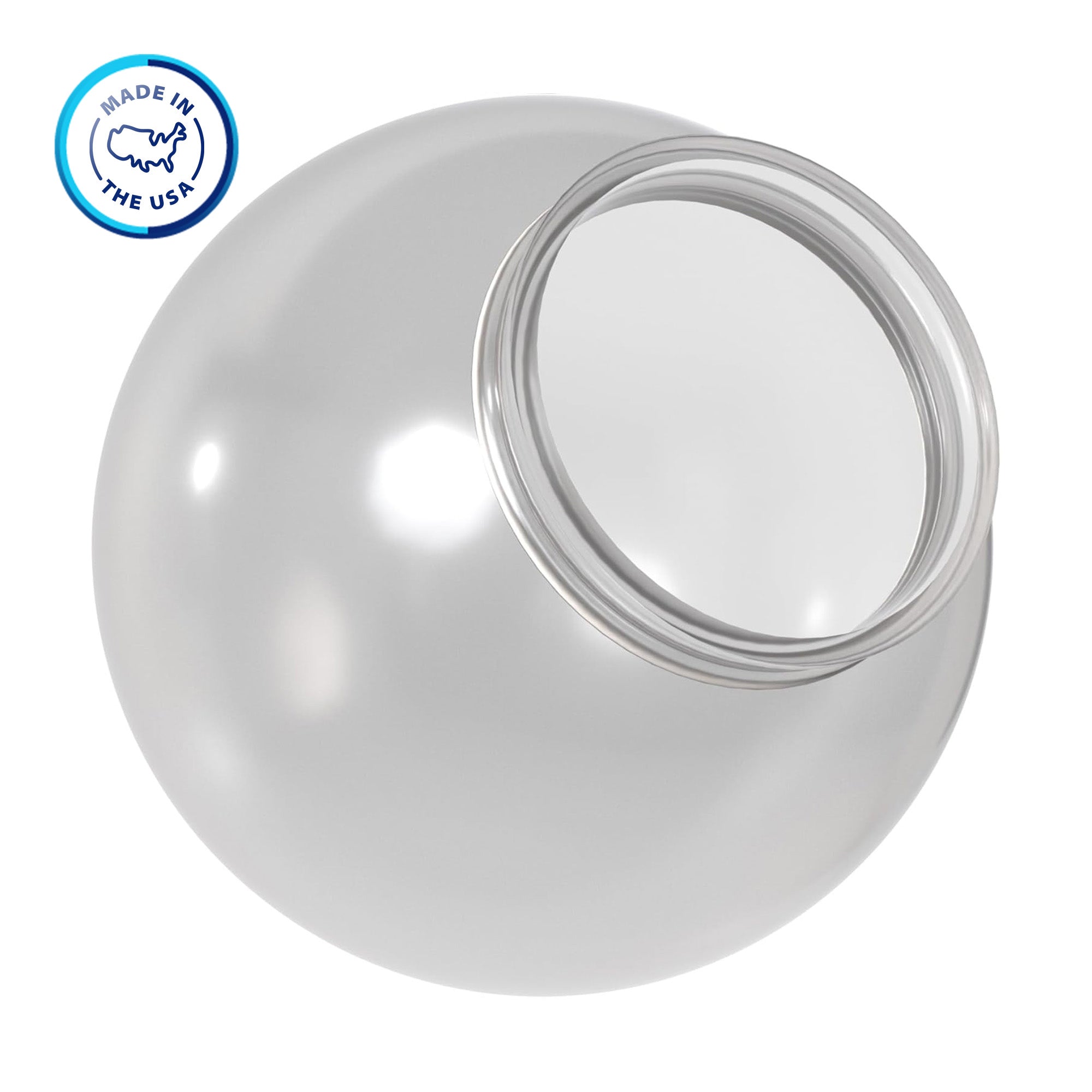 6" Globe with 3.14" Fitter Neck