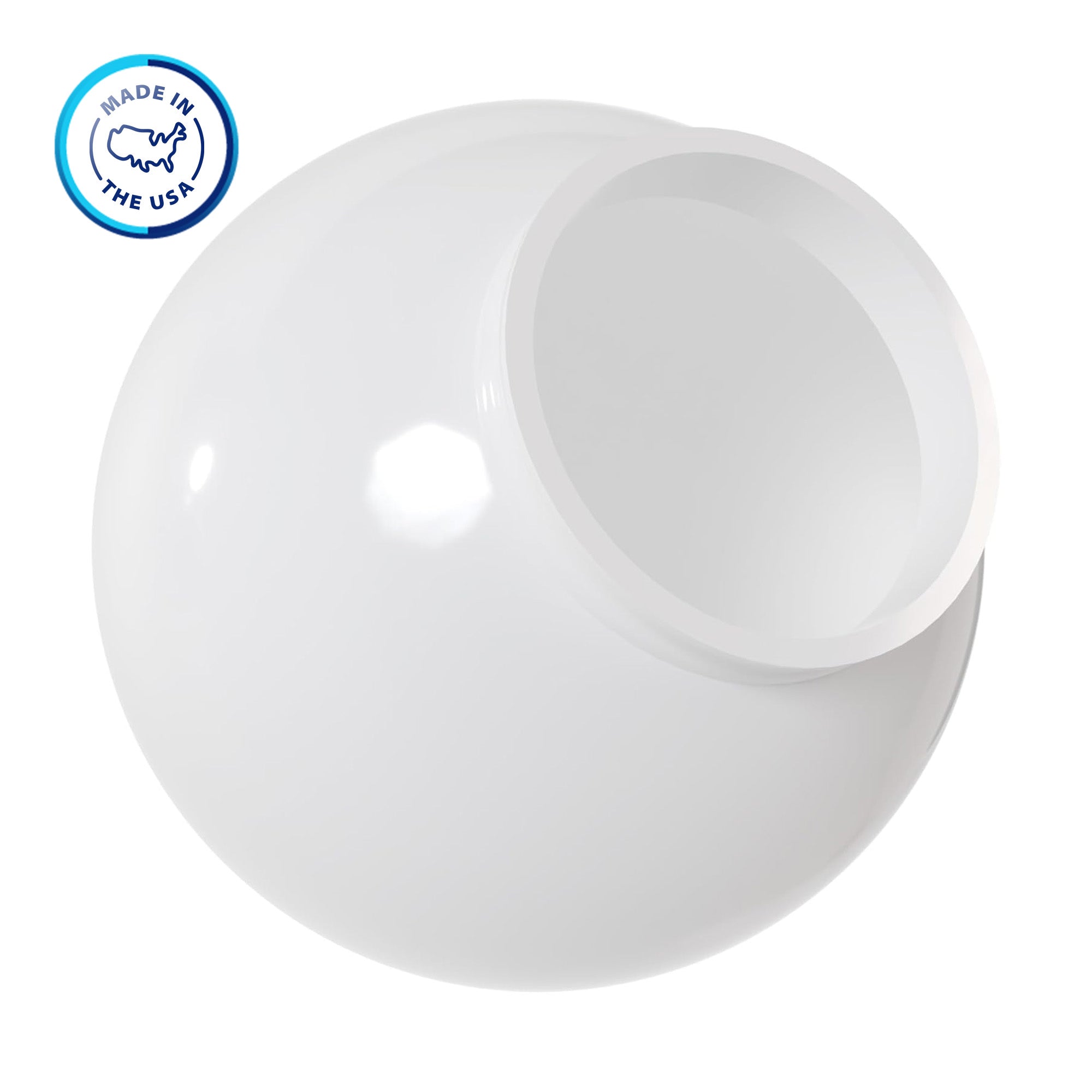 6" Globe with 3.14" Fitter Neck